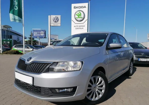 mazowieckie Skoda RAPID cena 41900 przebieg: 101754, rok produkcji 2018 z Dobrzyń nad Wisłą